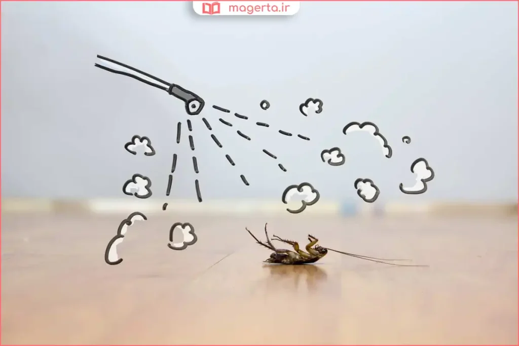 سمپاشی هدفمند برای از بین بردن سوسکها در منزل