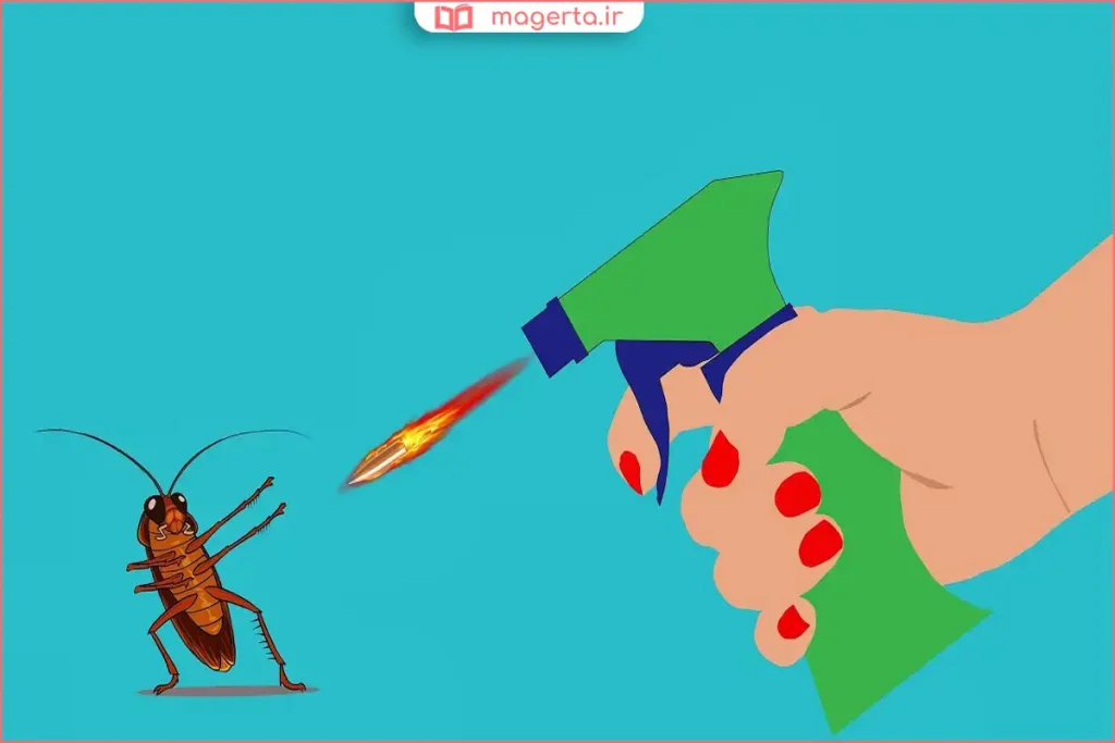 استفاده از تله و مواد ضدسوسک برای کنترل آلودگی