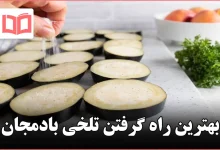 بهترین راه گرفتن تلخی بادمجان