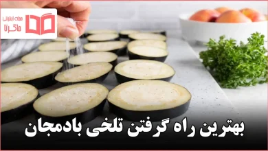 بهترین راه گرفتن تلخی بادمجان