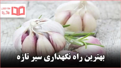 بهترین راه نگهداری سیر تازه