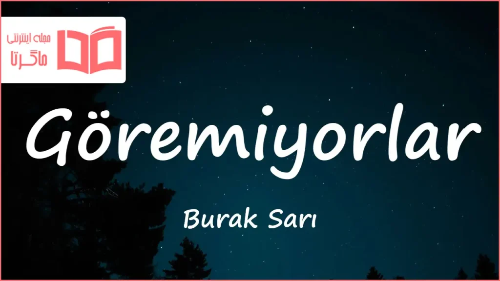متن و ترجمه آهنگ Göremiyorlar از Burak Sarı