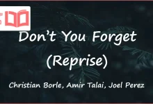 متن و ترجمه آهنگ Don’t You Forget (Reprise) از Christian Borle و Amir Talai و Joel Perez و Sam Haft و Andrew Underberg