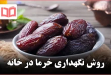 روش نگهداری خرما در خانه