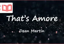 متن و ترجمه آهنگ That’s Amore از Dean Martin