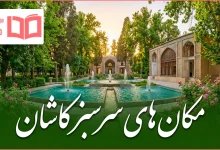 مکان های سرسبز کاشان