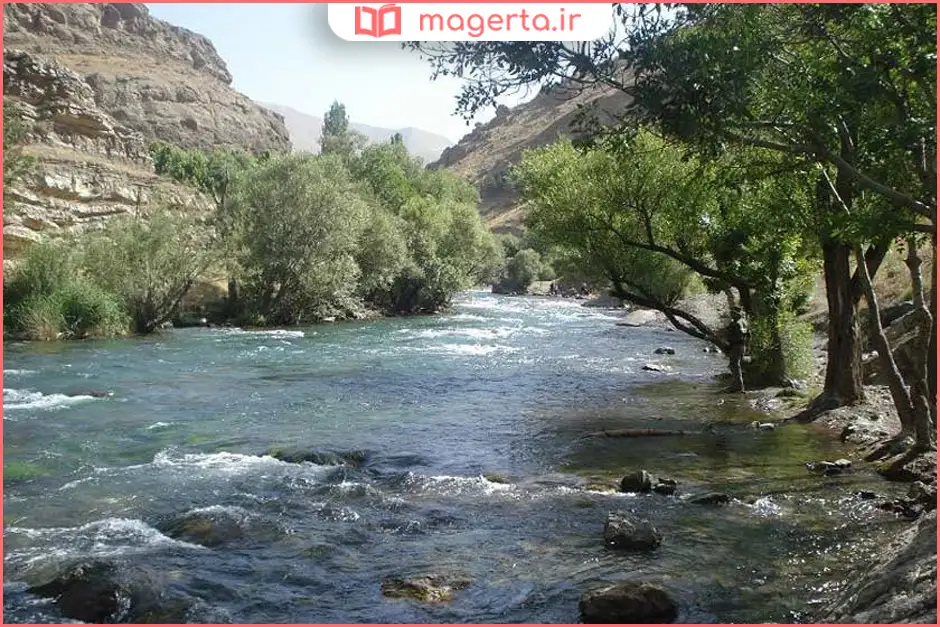 رودخانه‌های فصلی و مسیرهای سبز اطراف پاکدشت