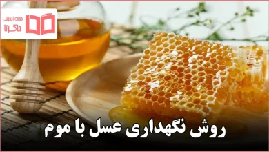 روش نگهداری عسل با موم