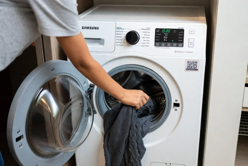 نحوه کار با ماشین لباسشویی سامسونگ