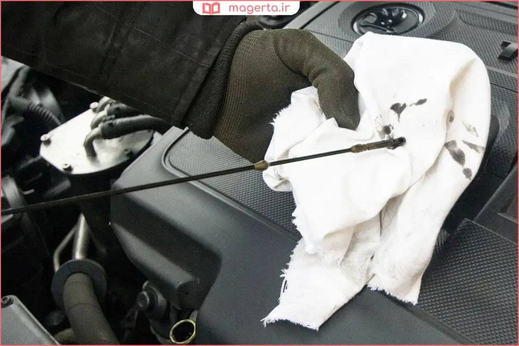 بررسی کاهش سطح روغن موتور بدون نشتی ظاهری