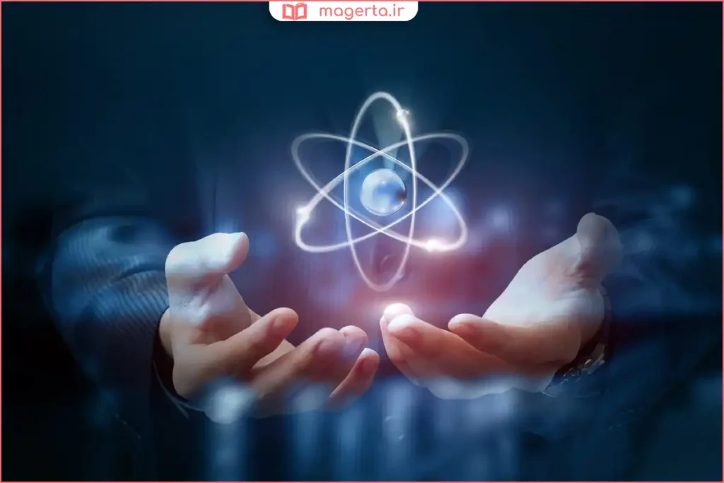 تصویر مفهومی از برهمکنش بارهای مثبت و منفی