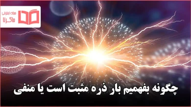 چگونه بفهمیم بار ذره مثبت است یا منفی