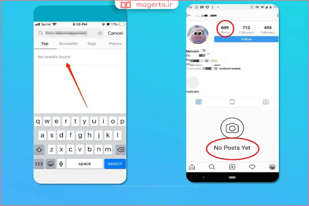 بررسی پیام‌های دایرکت پس از بلاک شدن در اینستاگرام