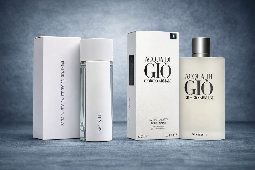 عطر زارا وایت شبیه به جورجیو آرمانی آکوا دی جیو