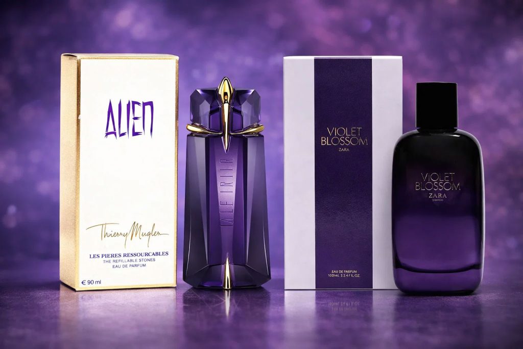عطر زارا Violet Blossom کپی Mugler Alien