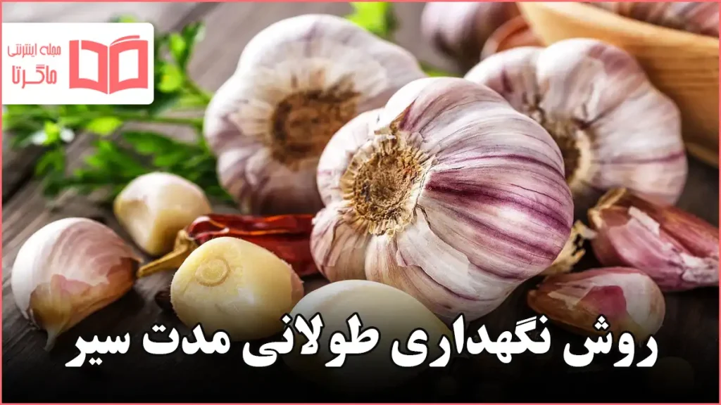 روش نگهداری طولانی مدت سیر