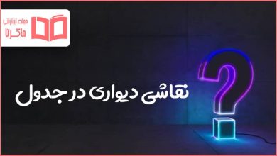 نقاشی دیواری در جدول