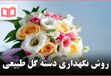 روش نگهداری دسته گل طبیعی