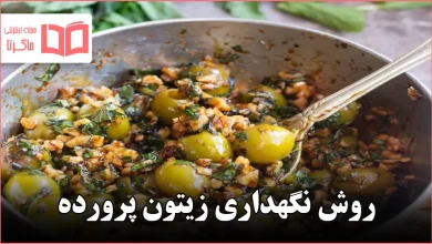 روش نگهداری زیتون پرورده
