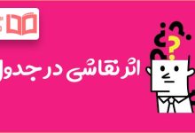 اثر نقاشی در جدول