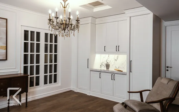 کابینت مناسب برای آشپزخانه‌های پنجره‌دار