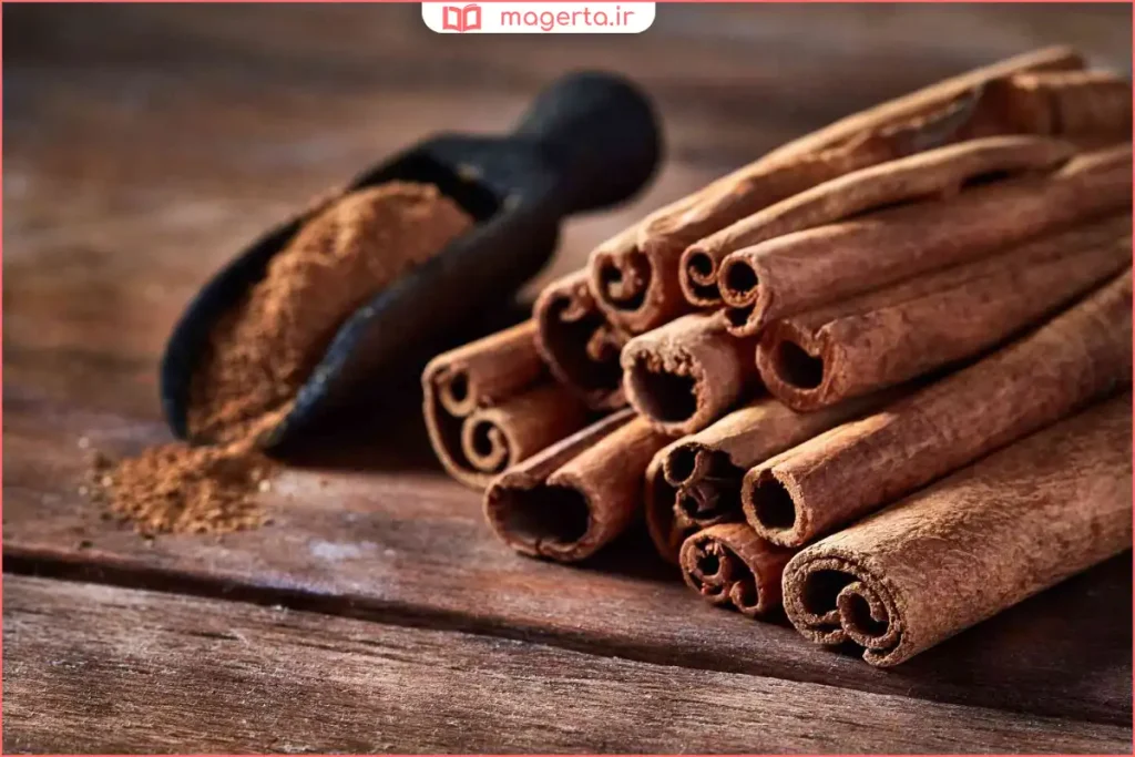 چوب دارچین کامل با بافت طبیعی و معطر