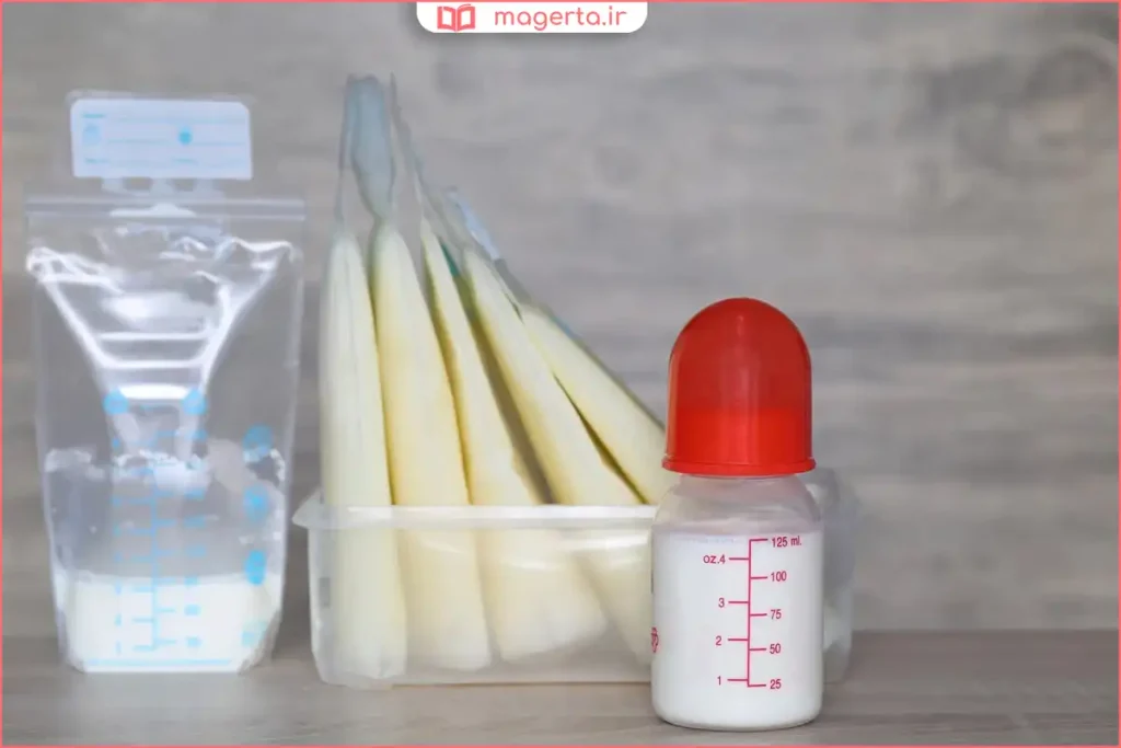 چیدمان صحیح ظروف شیر مادر در فریزر خانگی