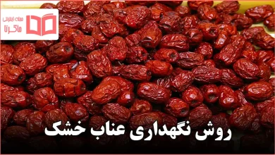 روش نگهداری عناب خشک