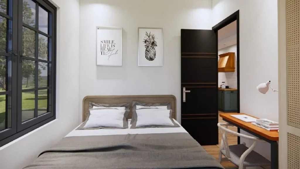 دکوراسیون اتاق خواب در خانه های کوچک 40 متری