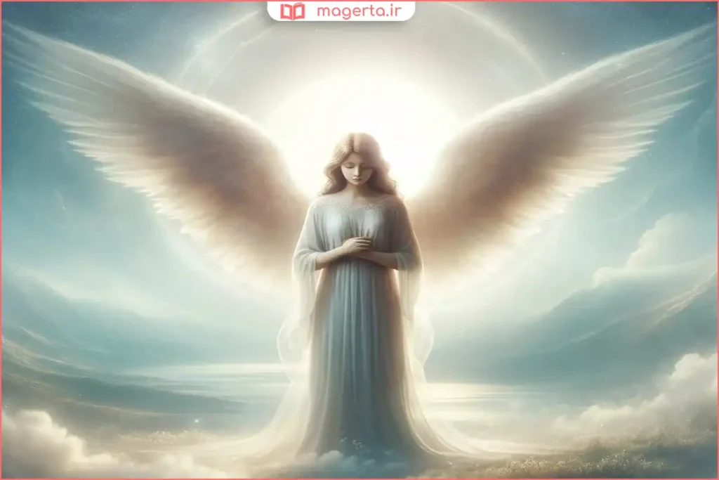 تصویر نمادین نور در کنار انسان به نشانه مراقبت معنوی