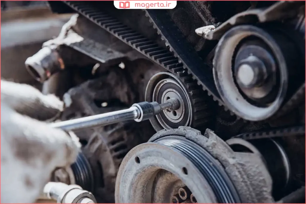 موتور خودرو خاموش شده پس از پارگی تسمه تایم