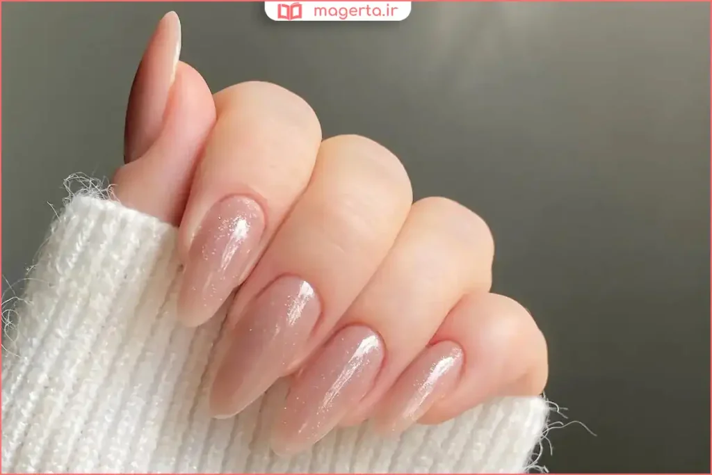 ژلیش ناخن ساده و تمیز مناسب استفاده روزمره