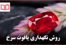 روش نگهداری یاقوت سرخ