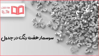 سوسمار هفت رنگ در جدول