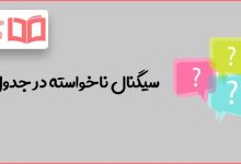 سیگنال ناخواسته در جدول