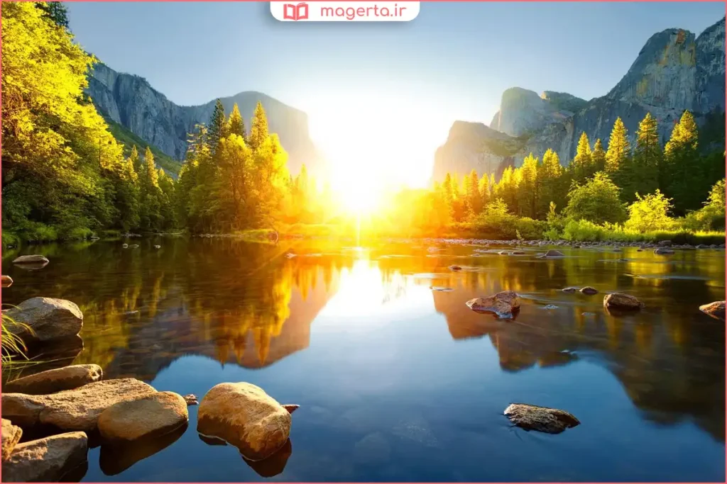 چشم‌انداز طبیعی الهام‌بخش از آفریده‌های ساکت خدا