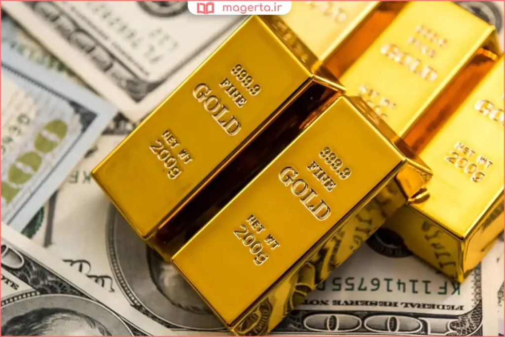 نمایش عدد انس طلا در تابلو معاملات فلزات گران‌بها