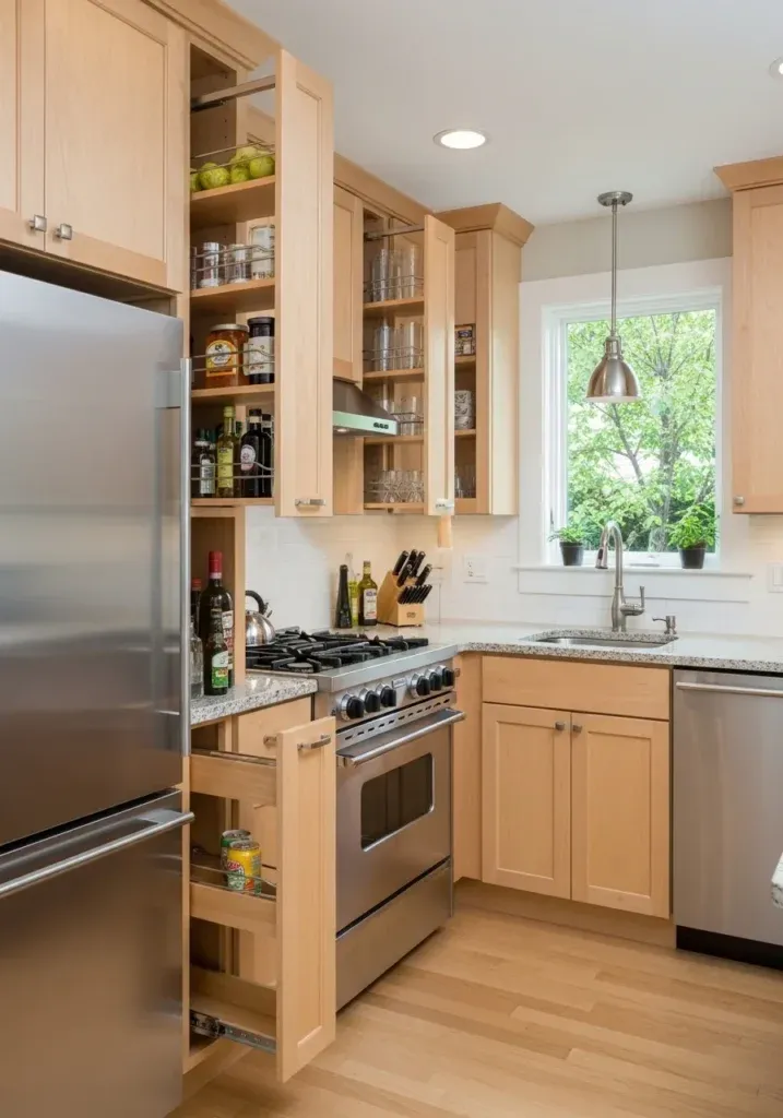 کابینت پنتری کشویی باریک