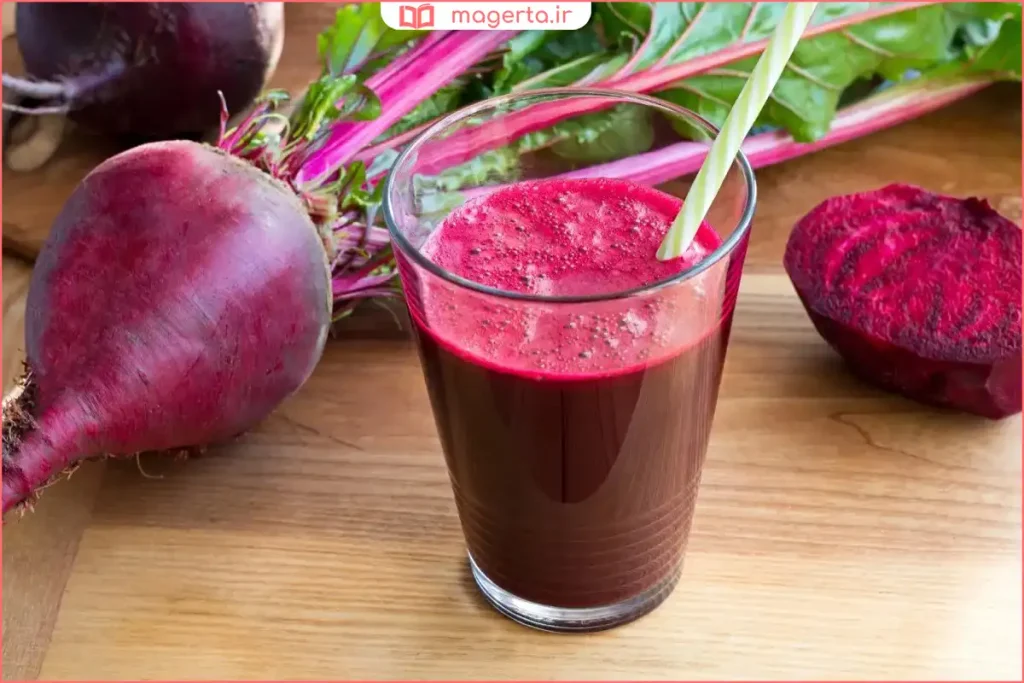آب لبو تازه داخل ظرف دربسته برای نگهداری