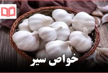 خواص سیر