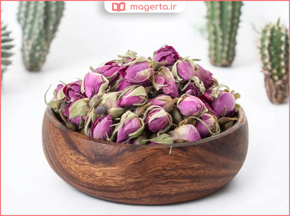 غنچه گل محمدی برای اعصاب