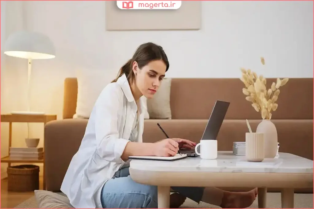 حالت چهارزانو با پشتی مناسب برای درس خواندن