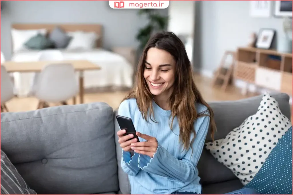 استفاده صحیح از گوشی با نگه داشتن آن همسطح چشم