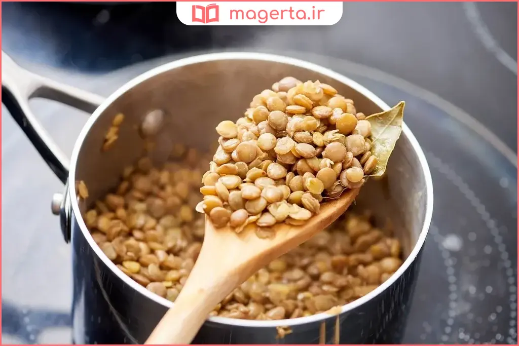 طرز پخت عدس