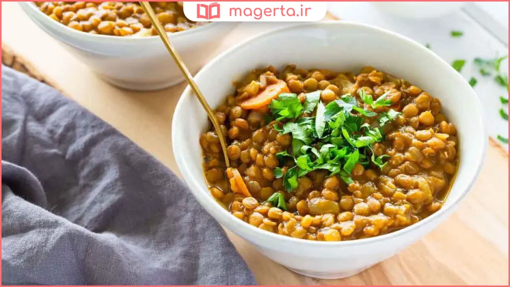 پخت عدس برای عدس‌پلو