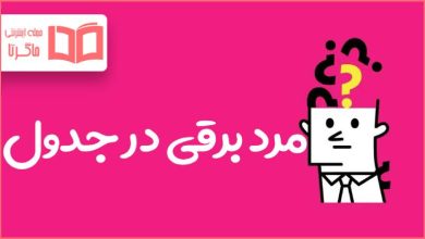 مرد برقی در جدول