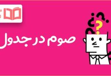 صوم در جدول