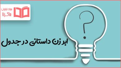 ابر زن داستانی در جدول