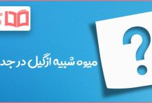 میوه شبیه ازگیل در جدول