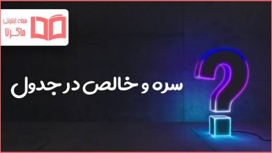 سره و خالص در جدول